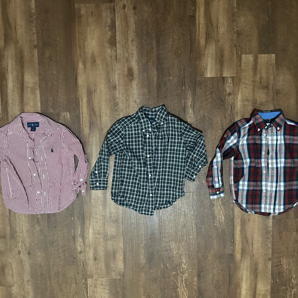 3T Boys Ralph Lauren and Chaps Long Sleeve